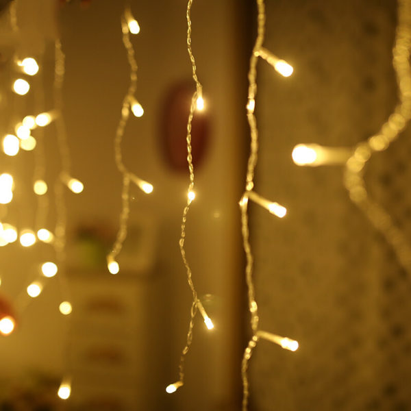 3m Indoor Connectable Icicle Lights - Warm White