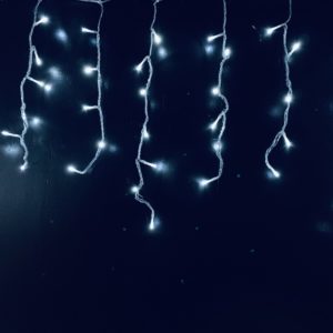 3m Indoor Connectable Icicle Lights - White