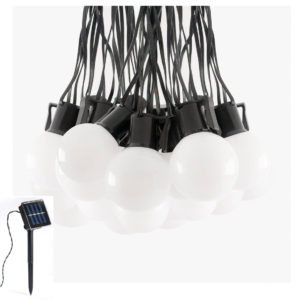 4.5m 30 LEDs Solar Frosted Festoon String Fairy Lights