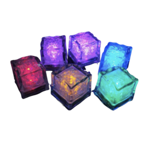 12pcs Colour Changing Water Activated Ice Cube LED Lights