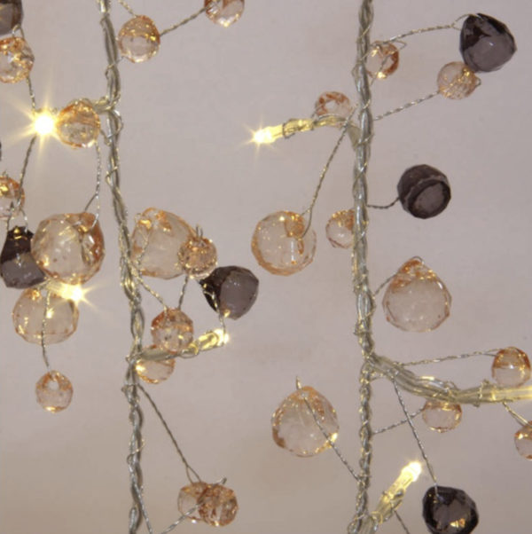 Coco Chic Crystal Battery LED Fairy Lights - Warm White