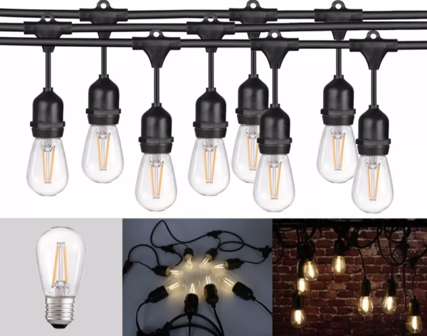 Connectable Weatherproof Outdoor Festoon Lights
