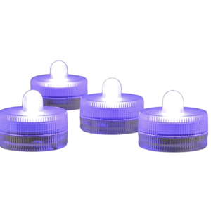 purple waterproof tealights tea light