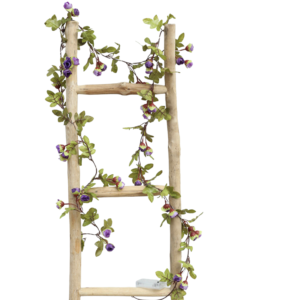 rose purple garland flower fairy battery lights