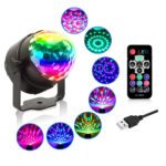 USB Disco Ball Party Lights with remote