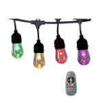 15m One Colour or Multiple Colour Music Activated Connectable Outdoor Festoon Lights