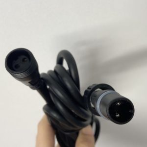 black rubber extension