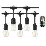 Remote Controlled Dimmable Weatherproof Exchangeable Festoon Lights - Warm White