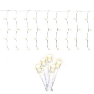 indoor fringe icicle fairy lights warm white