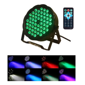 54W 54LEDs High Power Full Colour Stage Wash Lights LED Stage Light Sound Activated DMX512 Par Light