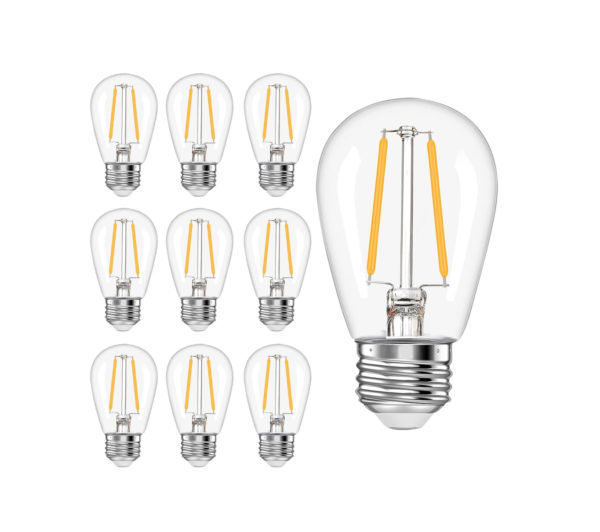 10 pack S14 2w LED Festoon Light Bulb