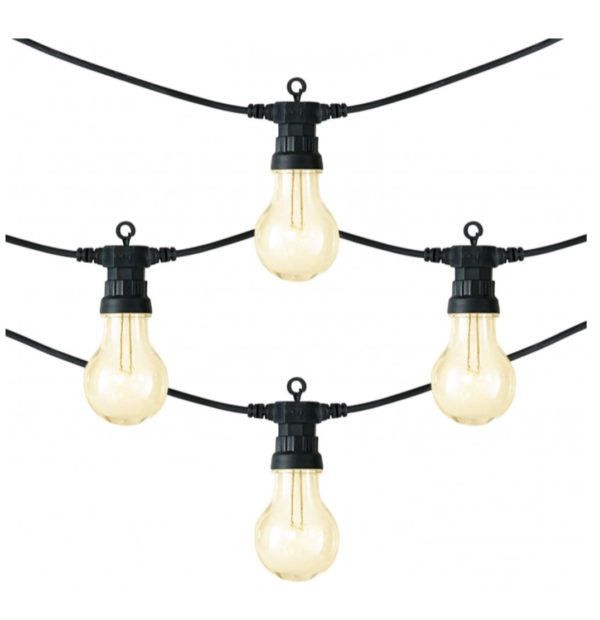 A60 large festoon flush mount festoon lights