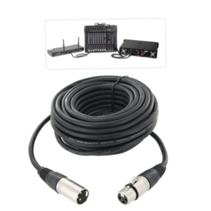 10m 3 Pin XLR Male Female Microphone DMX Connecting Cable Extension Cord