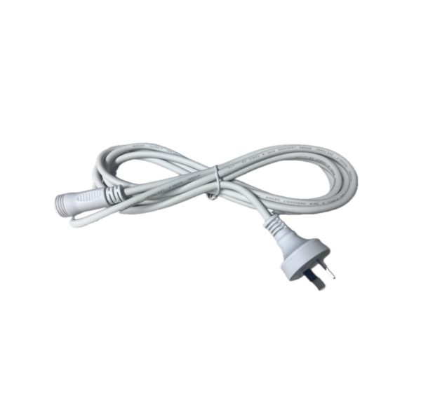3m white cable festoon power cable
